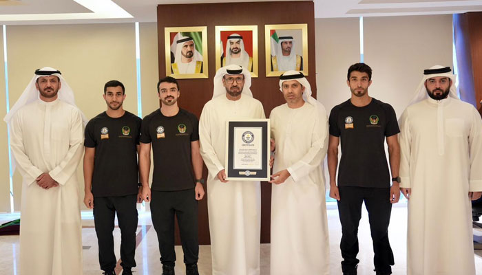 Dubai: Fast and fearless firefighters scale Dubai’s Burj Khalifa to claim Guinness glory